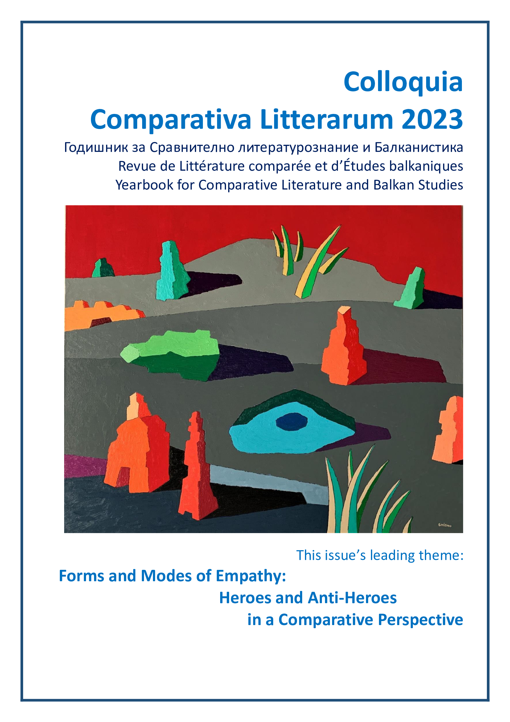 					View Vol. 9 No. 1 (2023): Colloquia Comparativa Litterarum
				